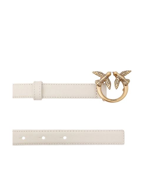 Love Birds Slim Leather Belt 2cm Pinko | 100143-A0F1.Z14Q